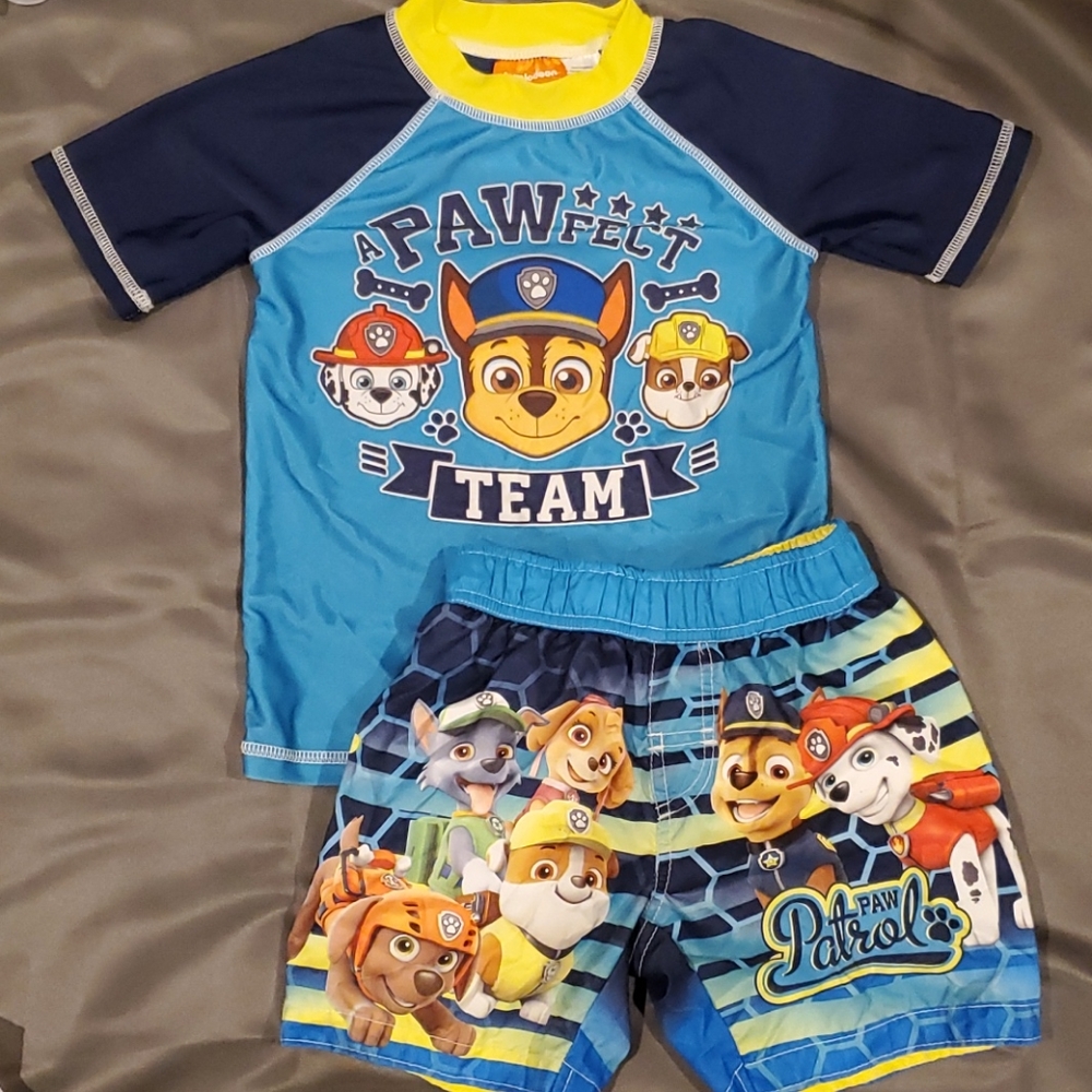 Rash Guard & Swim Trunks